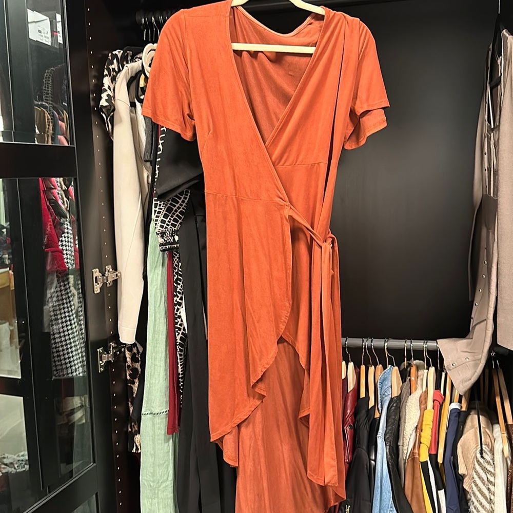 Pre-loved wrap dress.